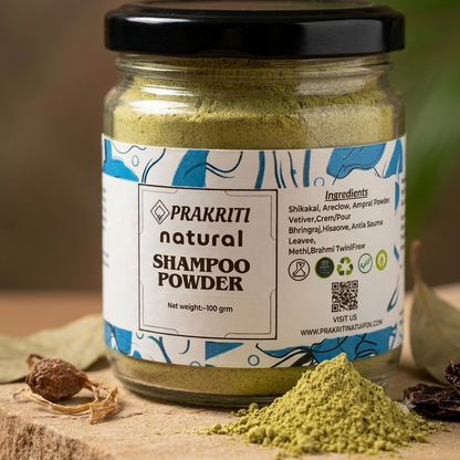 Natural Shampoo Powder | Herbal Hair Cleanser for Gentle & Refreshing Hair Care