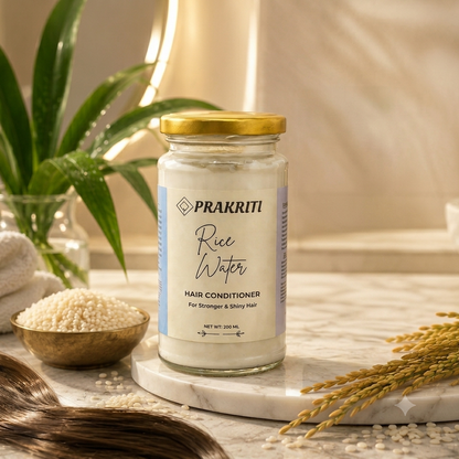 Rice Water Hair Conditioner | Smooth, Soft & Nourished-Looking Hair