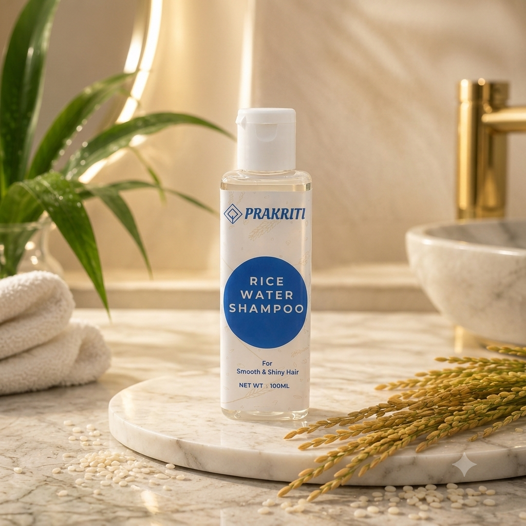 pack of 2 rice water shampoo | nourishing & strengthening hair care for all hair types