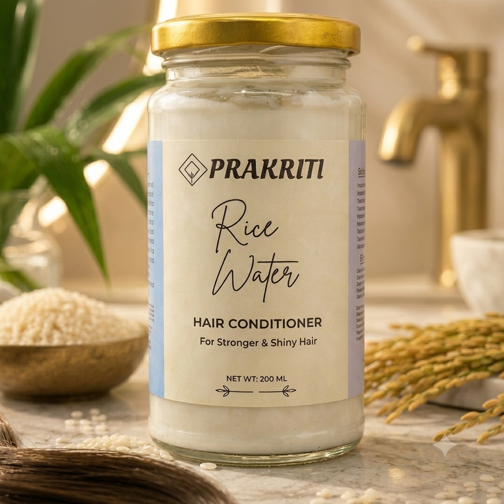 rice water hair conditioner | smooth, soft & nourished-looking hair