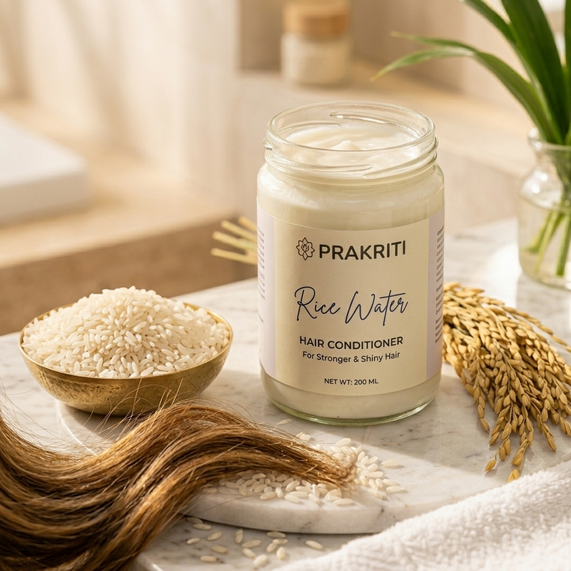Rice Water Hair Conditioner | Smooth, Soft & Nourished-Looking Hair