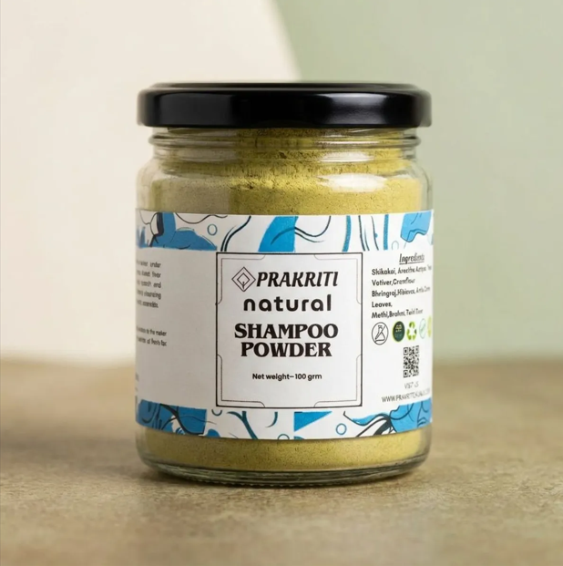 Natural Shampoo Powder | Herbal Hair Cleanser for Gentle & Refreshing Hair Care