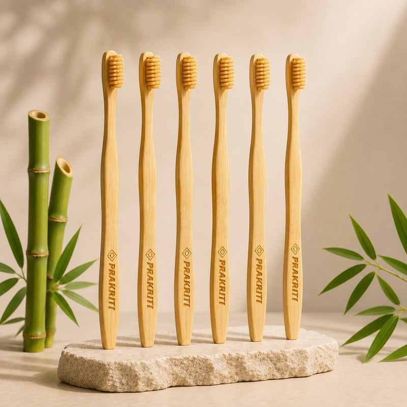 Natural Bamboo Toothbrush for Kids | Eco-Friendly Kids Toothbrush