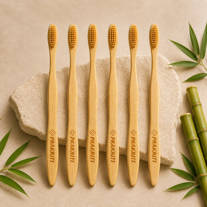 Natural Bamboo Toothbrush for Kids | Eco-Friendly Kids Toothbrush