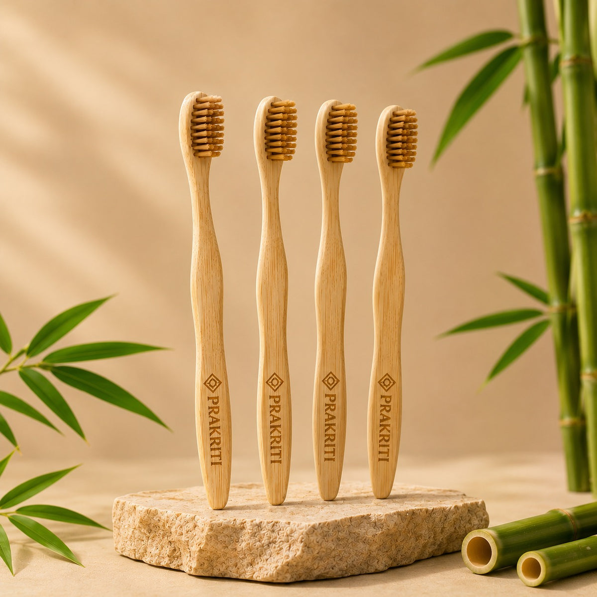 natural bamboo toothbrush for kids | eco-friendly kids toothbrush