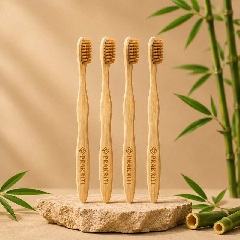 Natural Bamboo Toothbrush for Kids | Eco-Friendly Kids Toothbrush