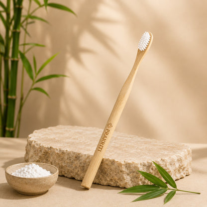 Adult Bamboo Toothbrush Set | Natural Eco-Friendly Toothbrushes for Everyday Oral Care