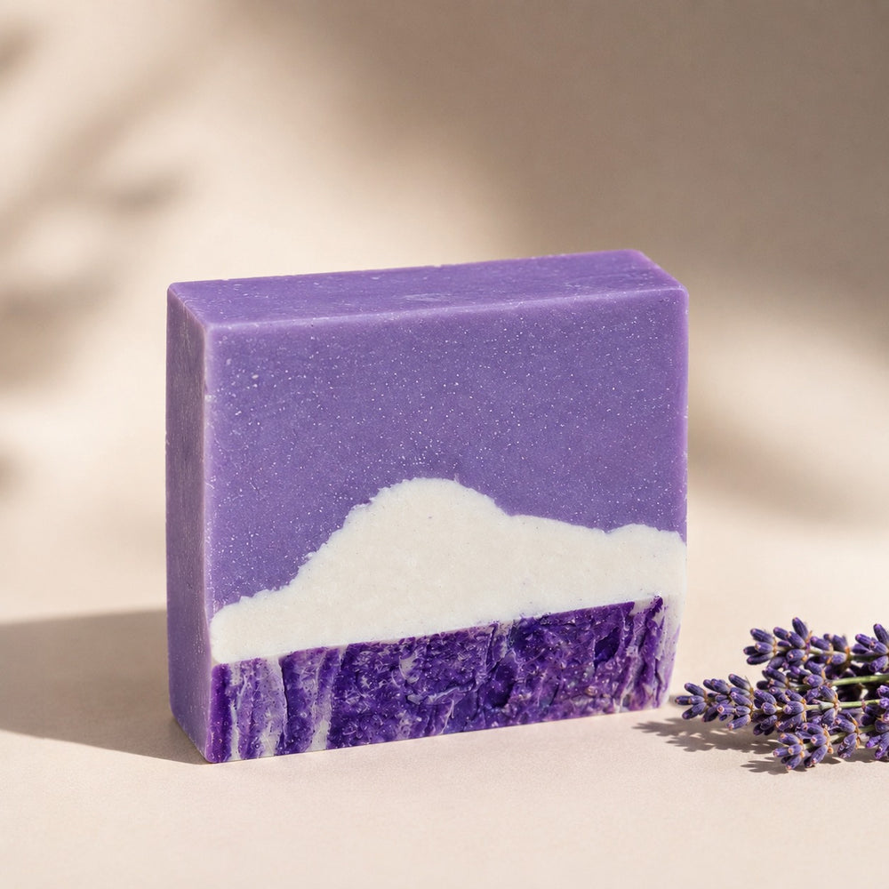 Handmade Cold Processed Lavender Soap | Gentle & Nourishing for All Skin Types