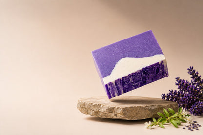 Handmade Cold Processed Lavender Soap | Gentle & Nourishing for All Skin Types
