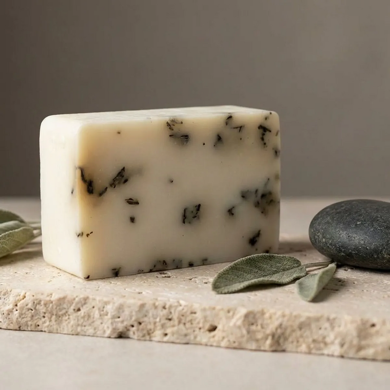 Natural Handmade Basil Soap | Gentle & Refreshing Herbal Bath Soap