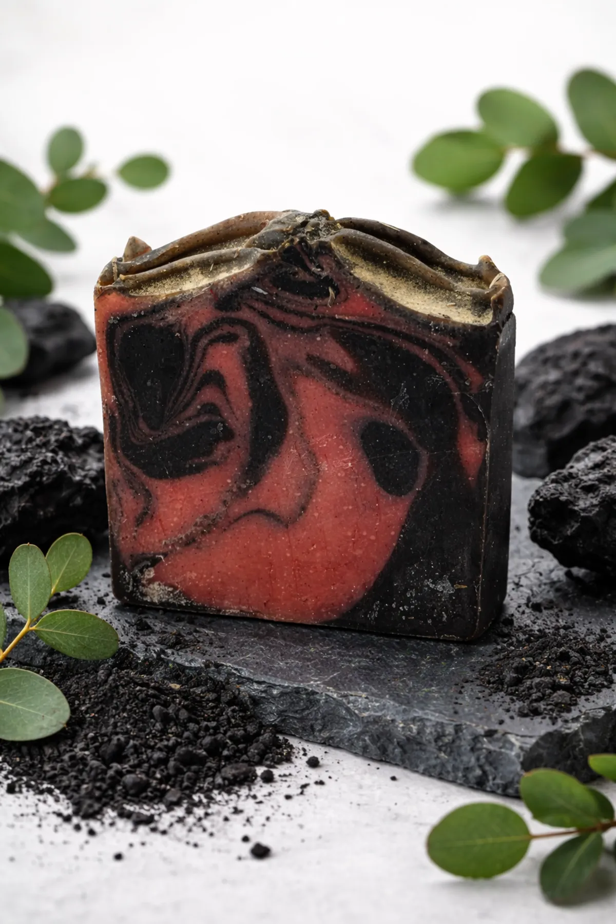 natural handmade charcoal soap | deep cleansing & refreshing bath soap