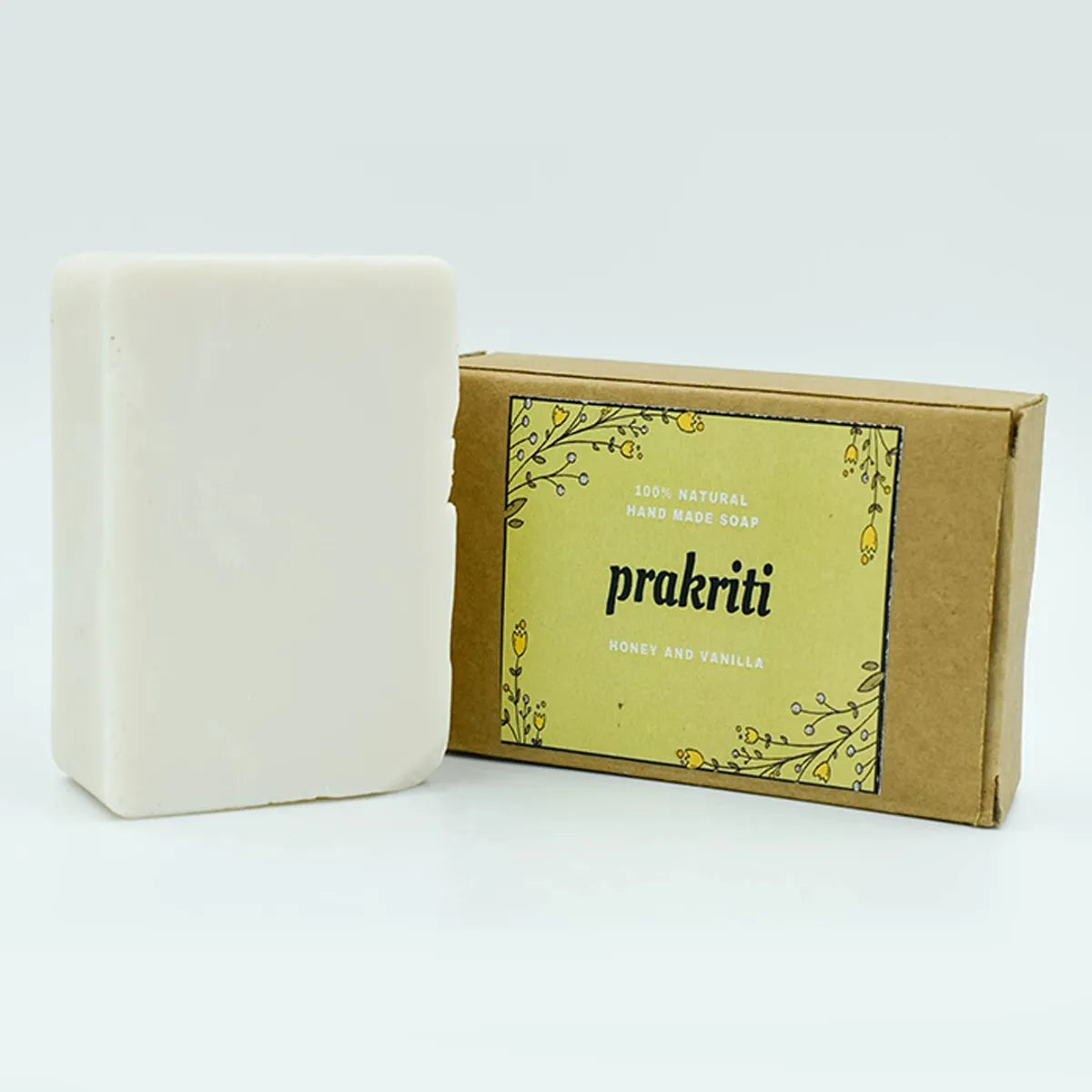 pack of 3 | natural handmade honey vanilla soap | gentle, nourishing & refreshing bath soap - free loofah